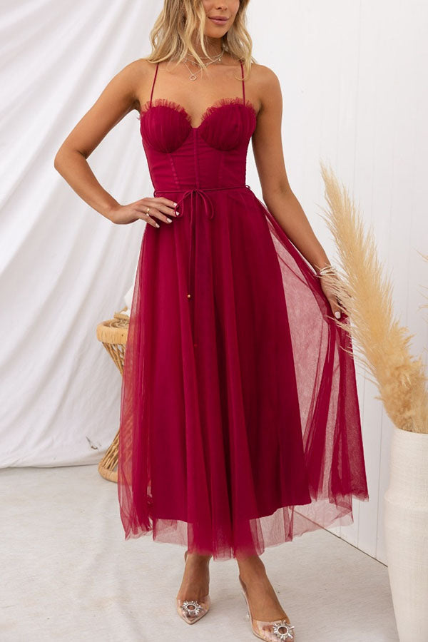 Amelie | Elegantes Maxikleid Sommer für Damen fließend 10
