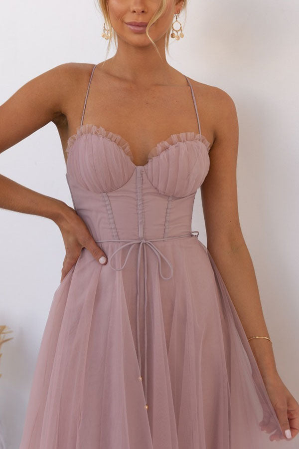 Amelie | Elegantes Maxikleid Sommer für Damen fließend 4