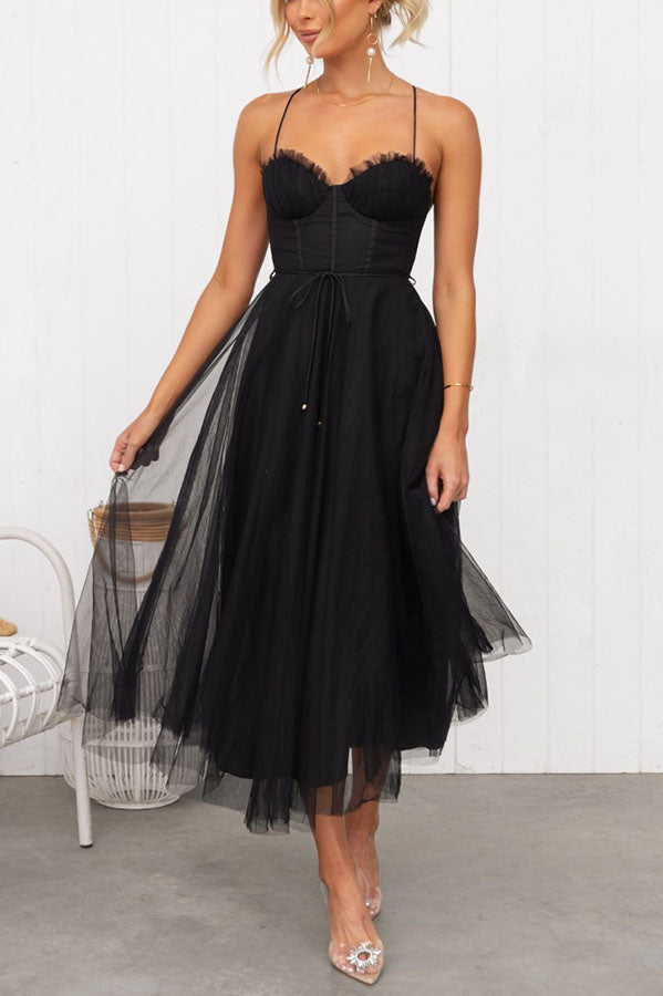 Amelie | Elegantes Maxikleid Sommer für Damen fließend 5