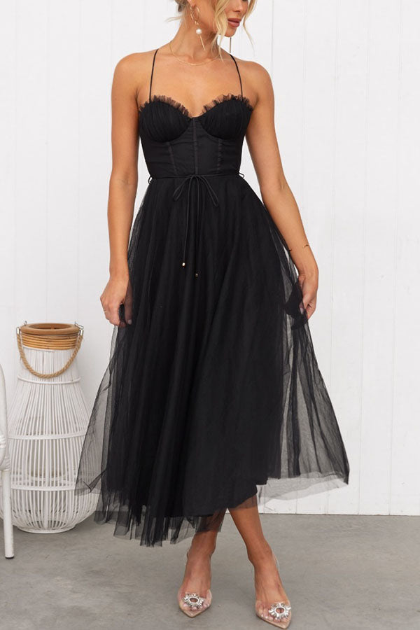 Amelie | Elegantes Maxikleid Sommer für Damen fließend 9