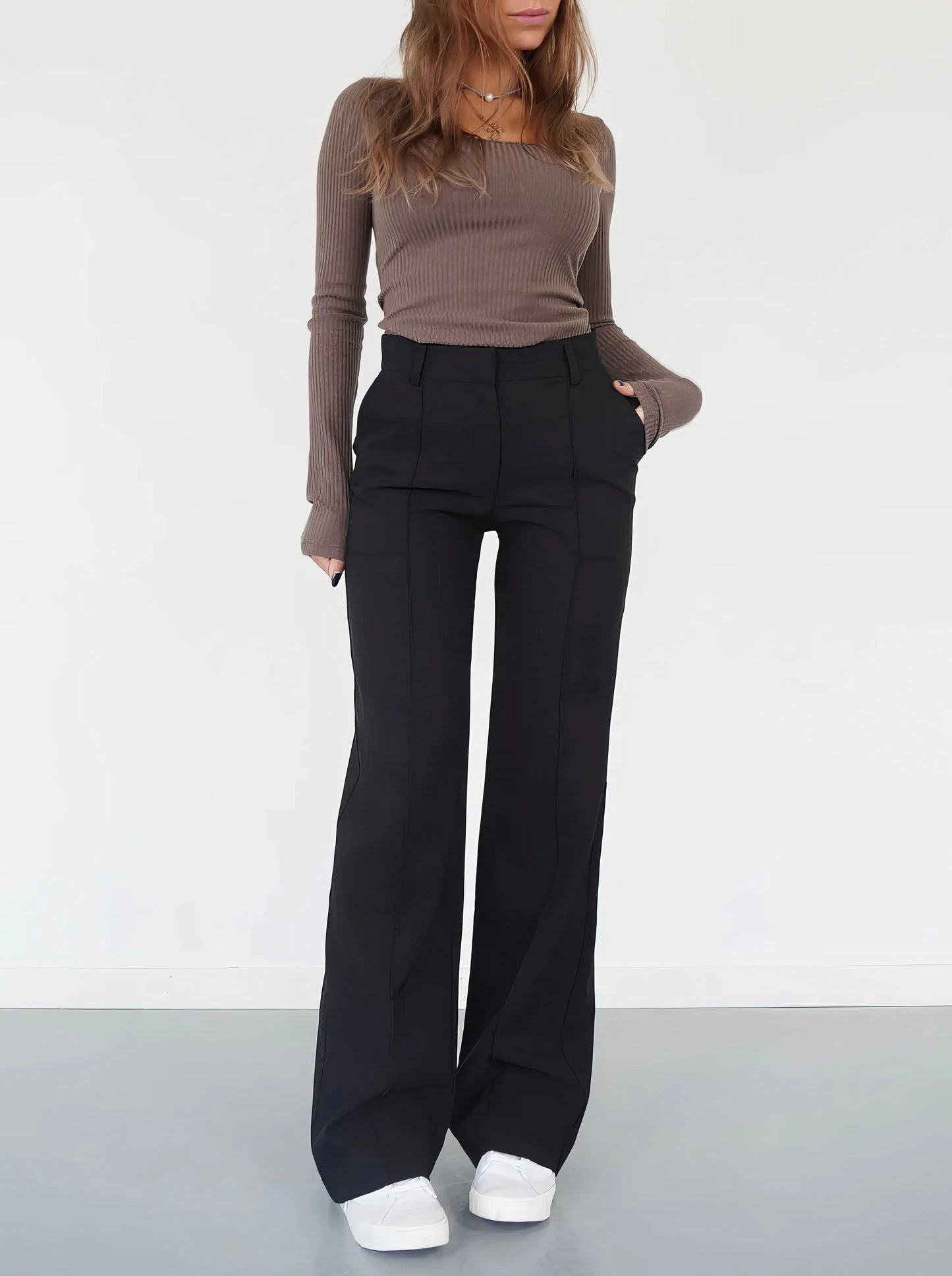 Carina | Elegante Stoffhose für Damen High-Waisted 0