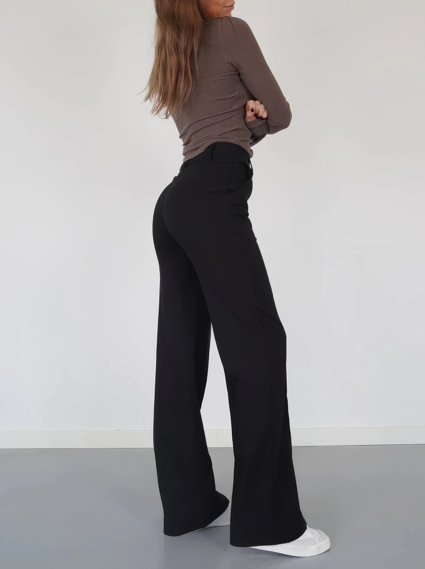Carina | Elegante Stoffhose für Damen High-Waisted 2