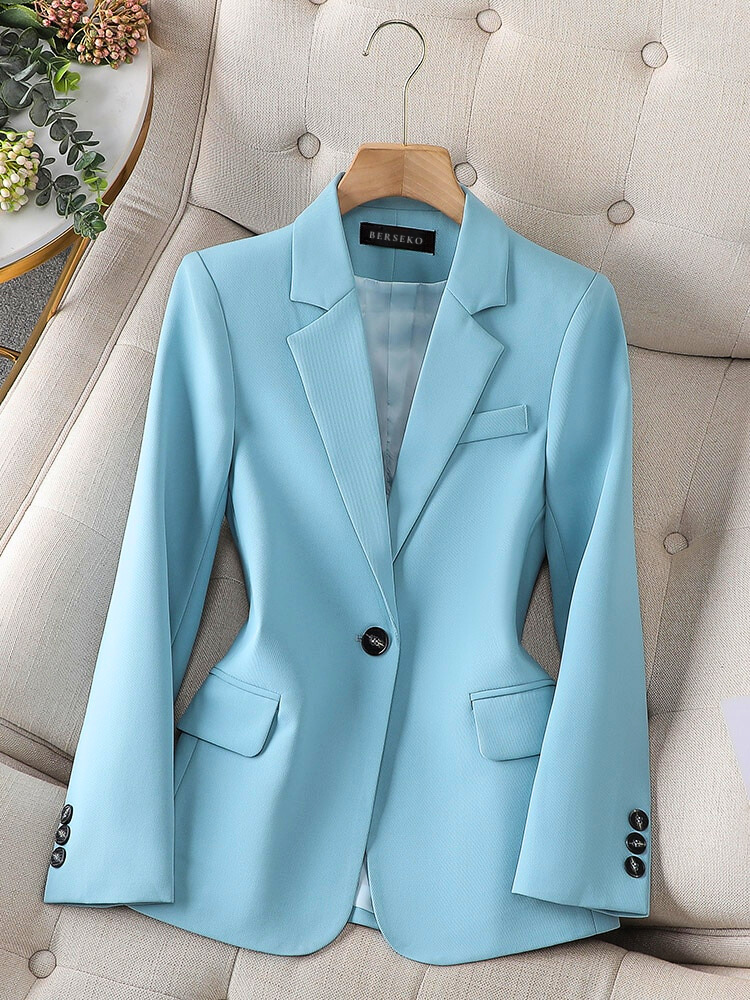Clara | Eleganter Blazer für Damen grau tailliert 0