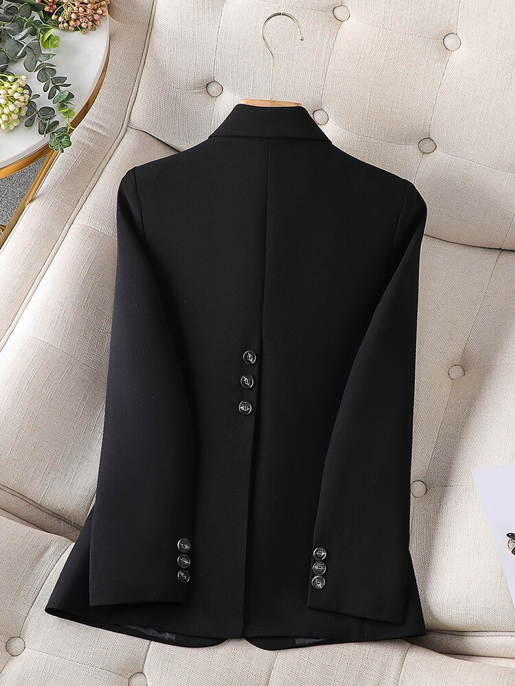 Clara | Eleganter Blazer für Damen grau tailliert 2