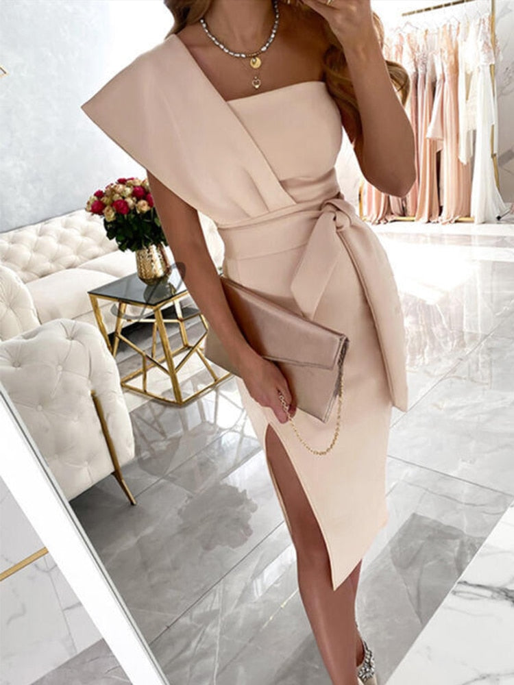 Clara | Elegantes Abendkleid lang für Damen mit Schlitz 2
