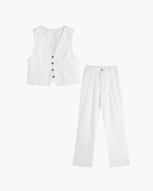 Clara | Elegantes Set für Damen Sommer atmungsaktiv 0