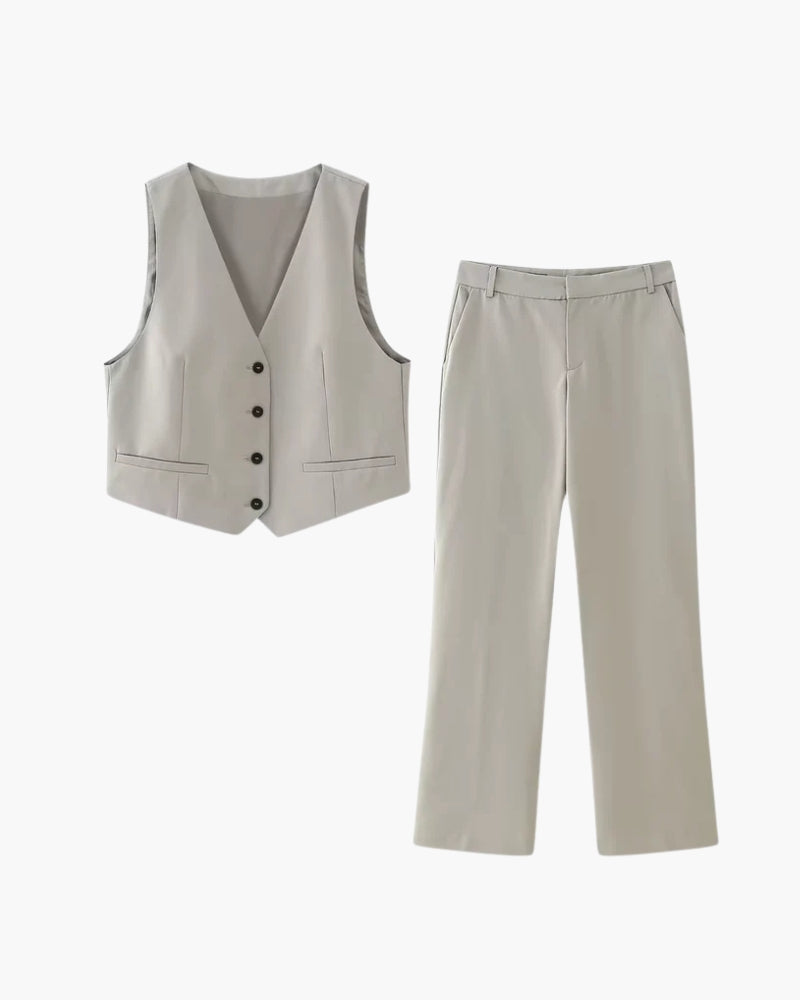 Clara | Elegantes Set für Damen Sommer atmungsaktiv 1
