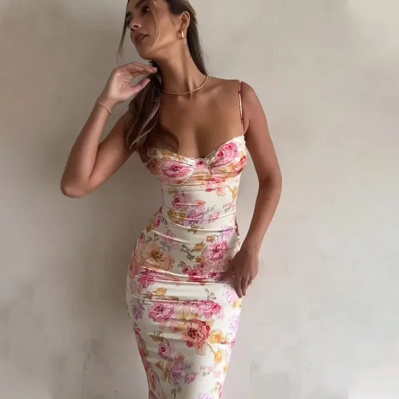 Heather | Elegantes Blumenkleid für Damen festlich 4