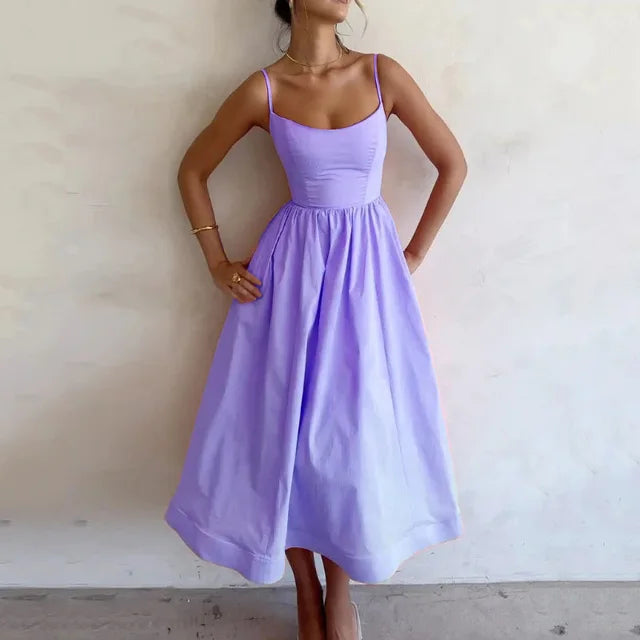 Jovie | Elegantes Spaghettiträgerkleid für Damen Sommer 2
