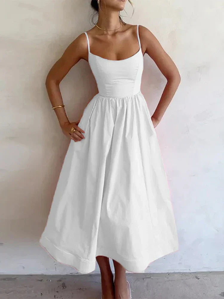 Jovie | Elegantes Spaghettiträgerkleid für Damen Sommer 3