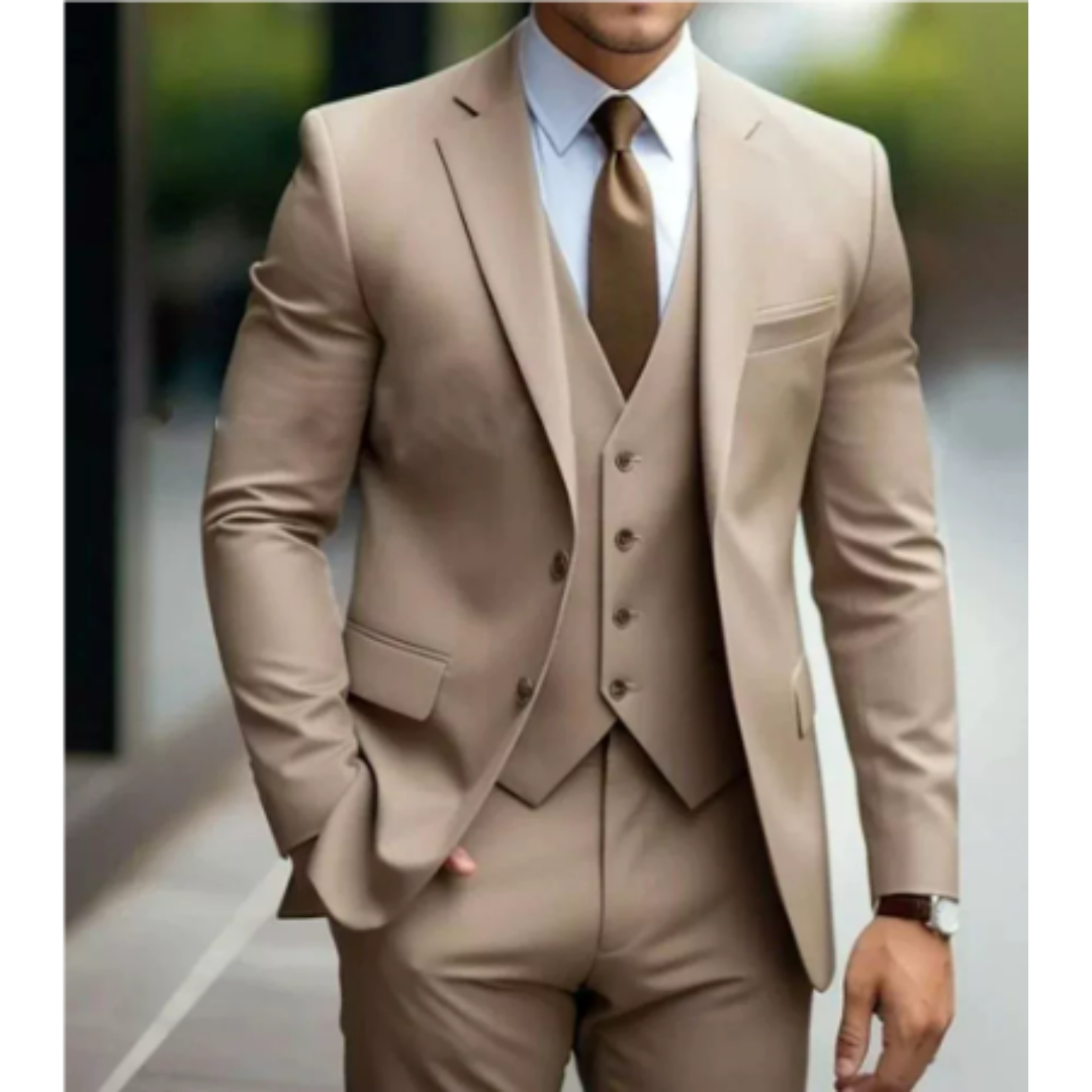 Leon | Eleganter Anzug für Herren Hochzeit dreiteilig 12