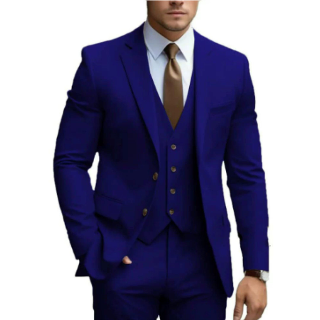 Leon | Eleganter Anzug für Herren Hochzeit dreiteilig 3