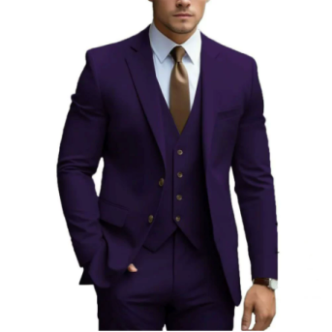 Leon | Eleganter Anzug für Herren Hochzeit dreiteilig 4