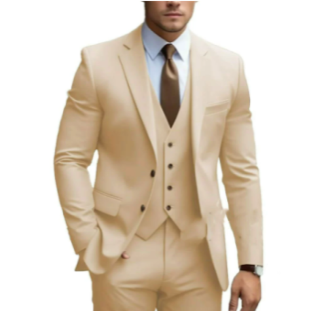 Leon | Eleganter Anzug für Herren Hochzeit dreiteilig 5