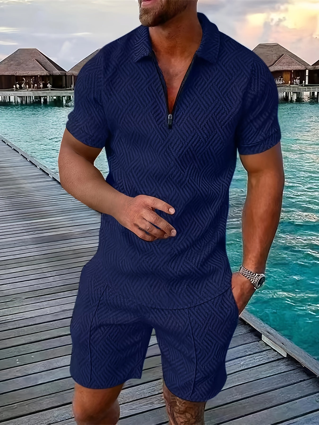 Leon | Elegantes Herren Set für Sommer atmungsaktiv 4