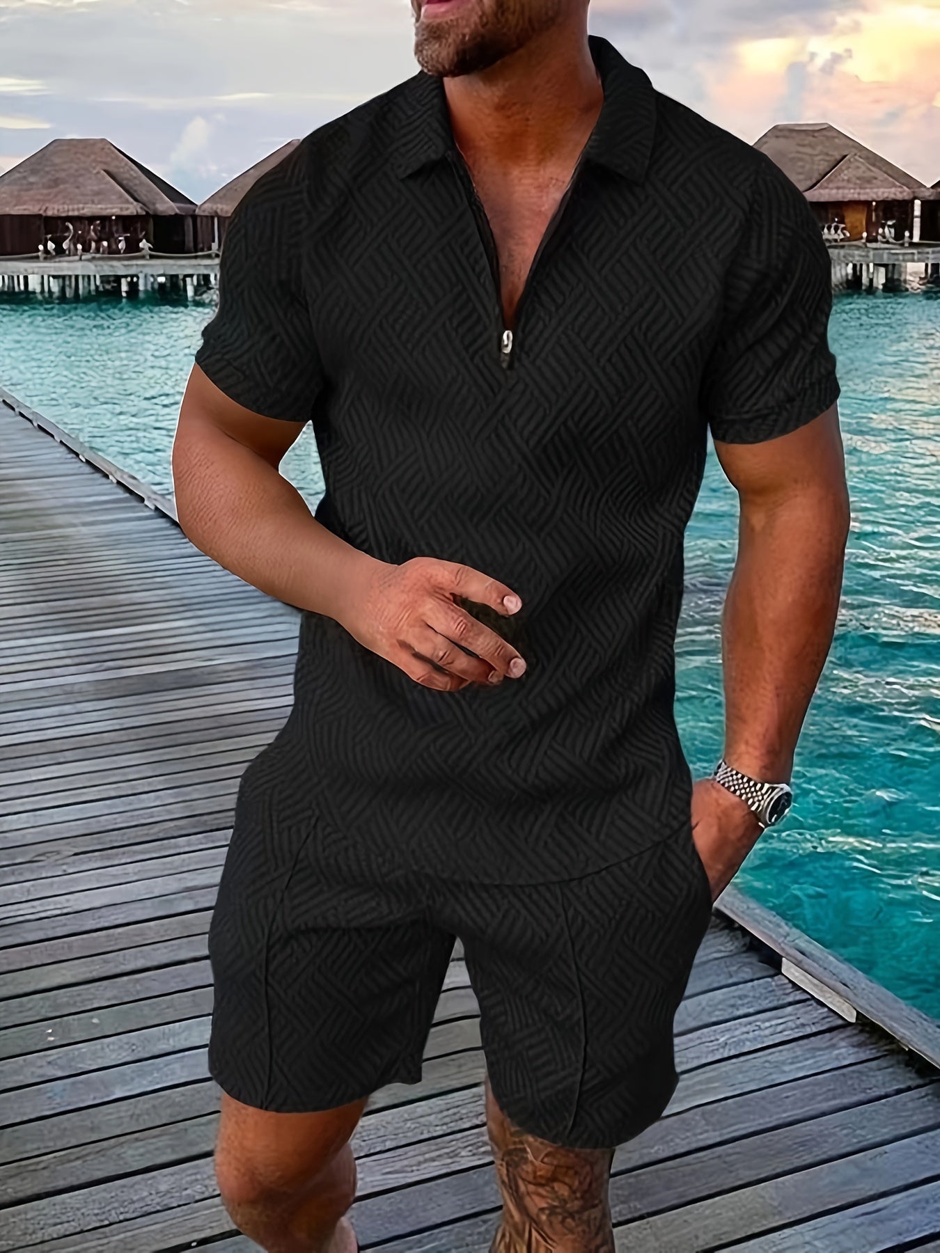 Leon | Elegantes Herren Set für Sommer atmungsaktiv 6