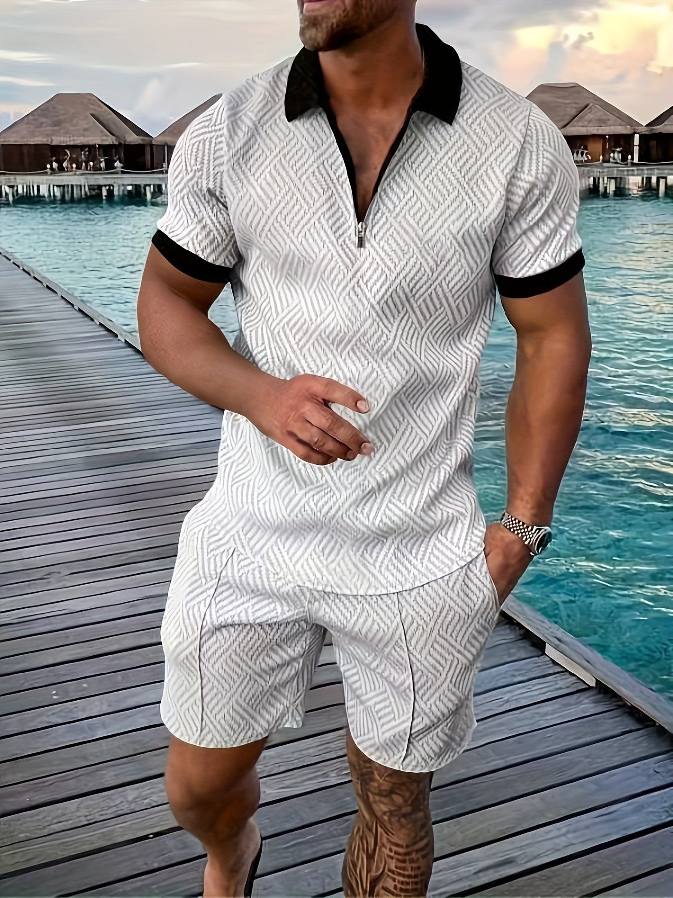 Leon | Elegantes Herren Set für Sommer atmungsaktiv 7