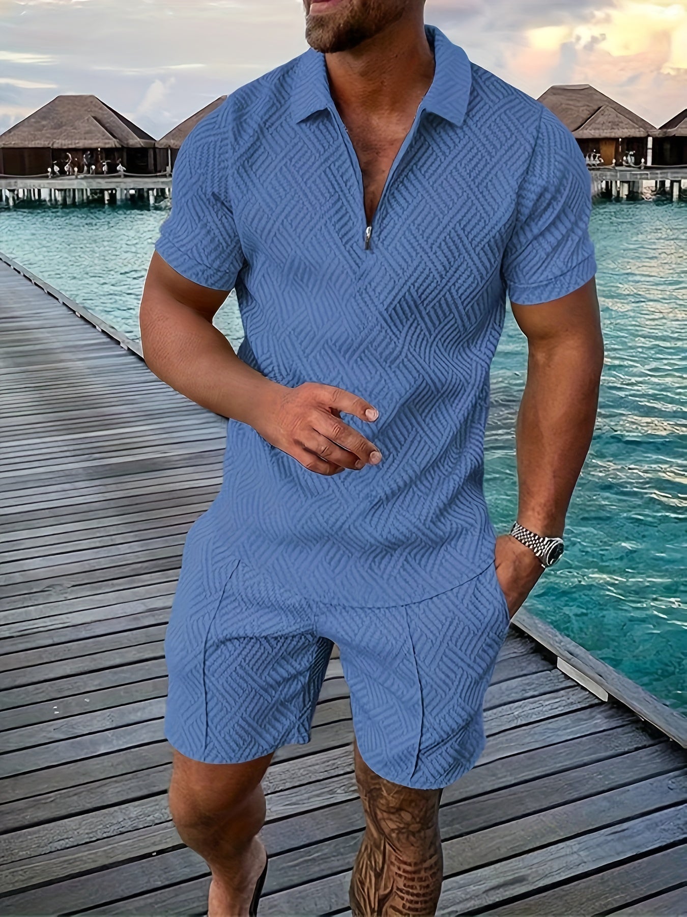 Leon | Elegantes Herren Set für Sommer atmungsaktiv 9
