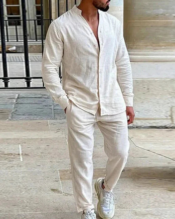 Leon | Elegantes Leinen-Set für Herren Sommer 0