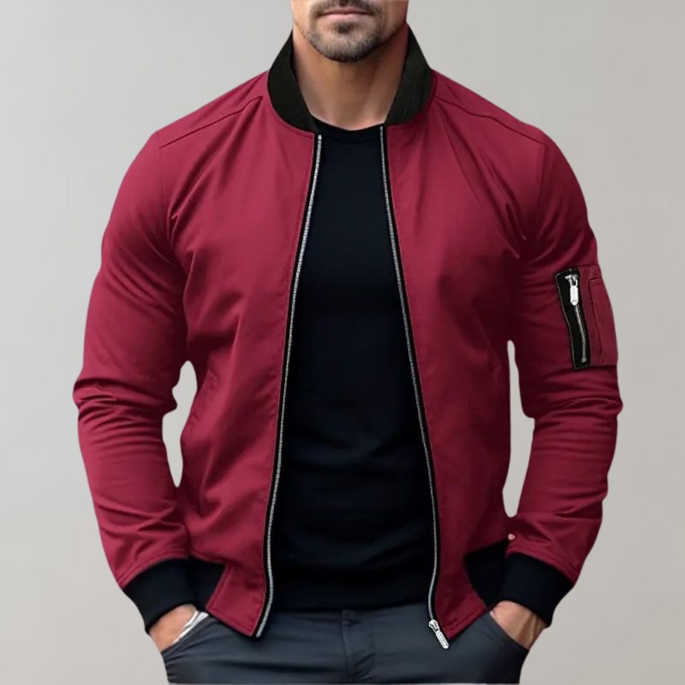 Leon | Lässige Bomberjacke für Herren ganzjährig 9