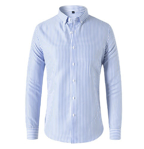Levi | Elegantes Herrenhemd langarm mit Streifenmuster 2