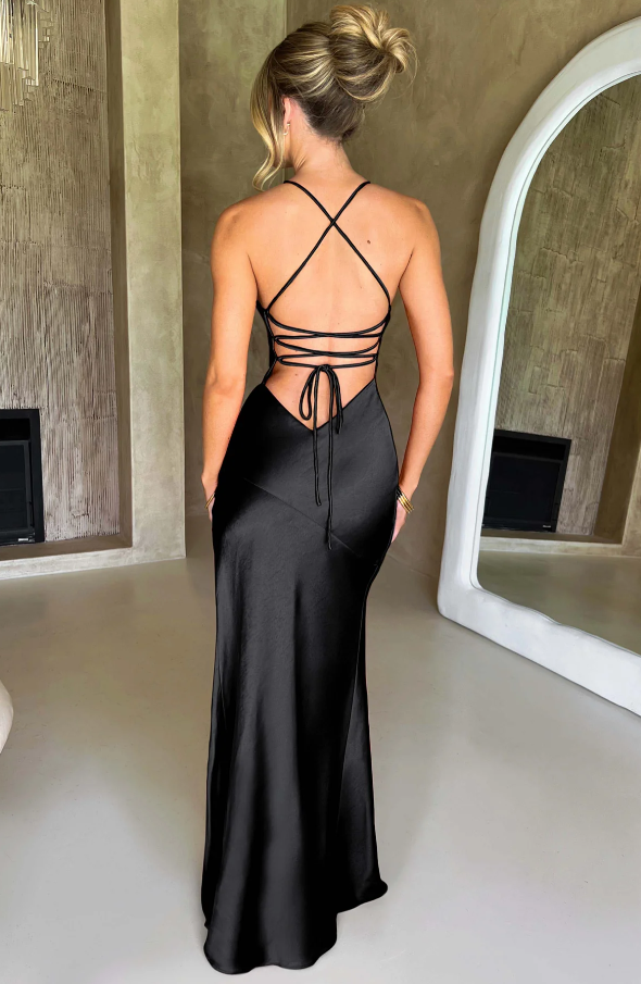 Lilly | Elegantes Maxikleid für Damen Sommer mit Beinschlitz 4