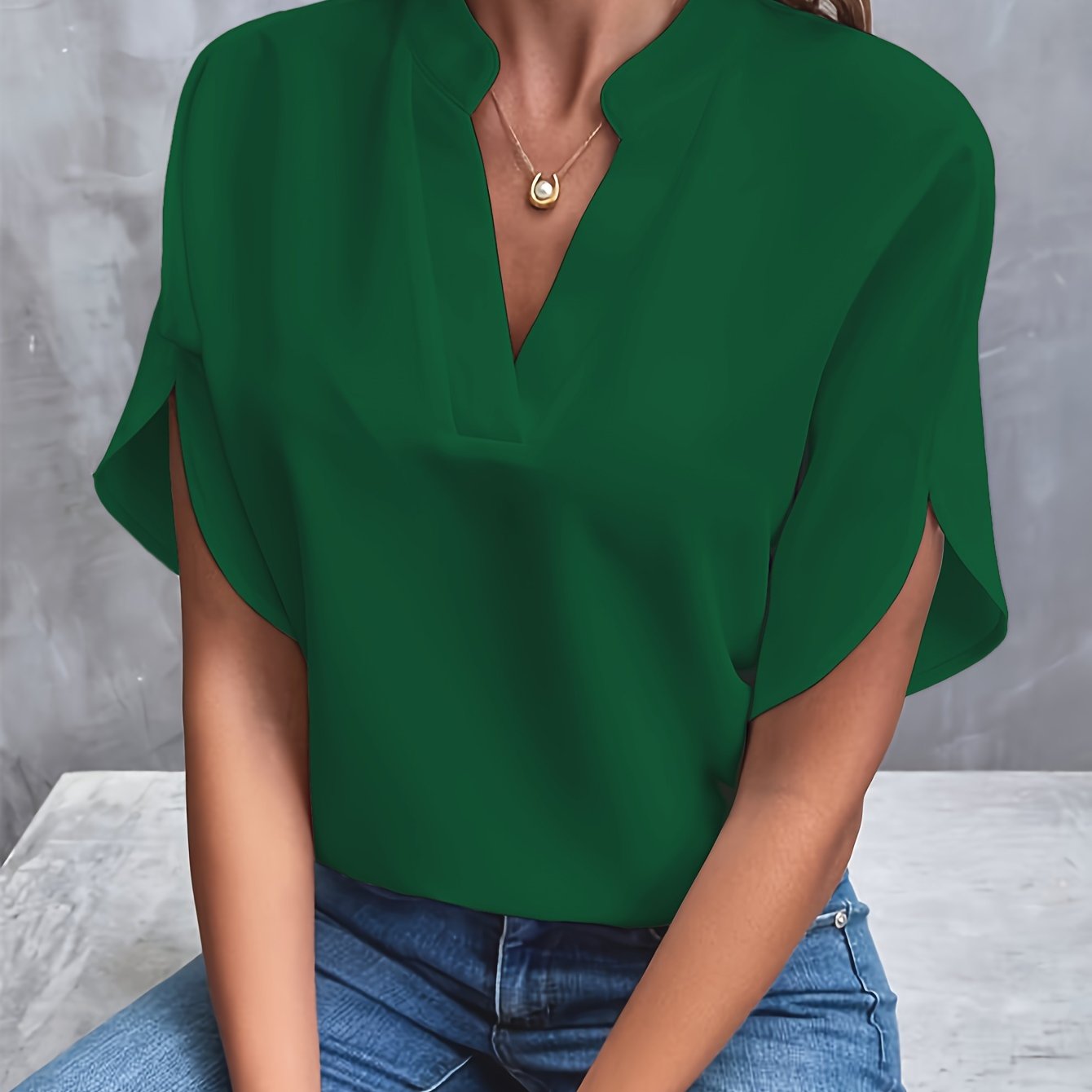 Lina | Elegante Damenbluse für Sommer leicht 13