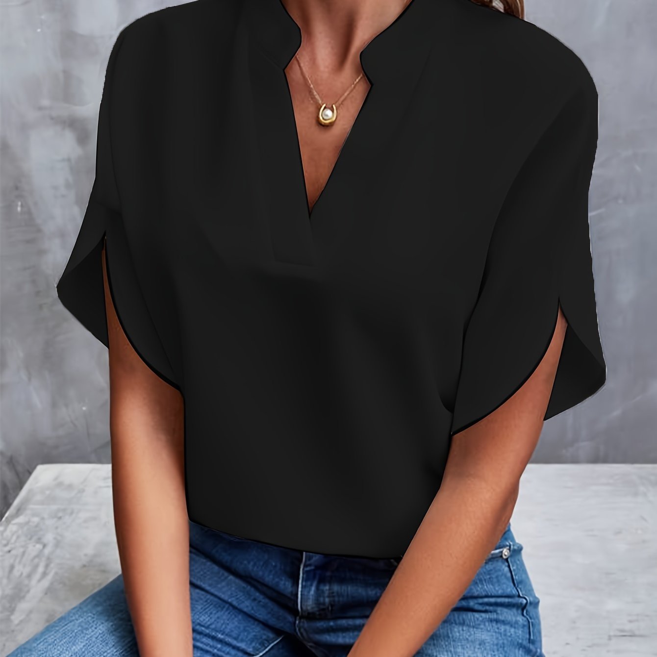 Lina | Elegante Damenbluse für Sommer leicht 3