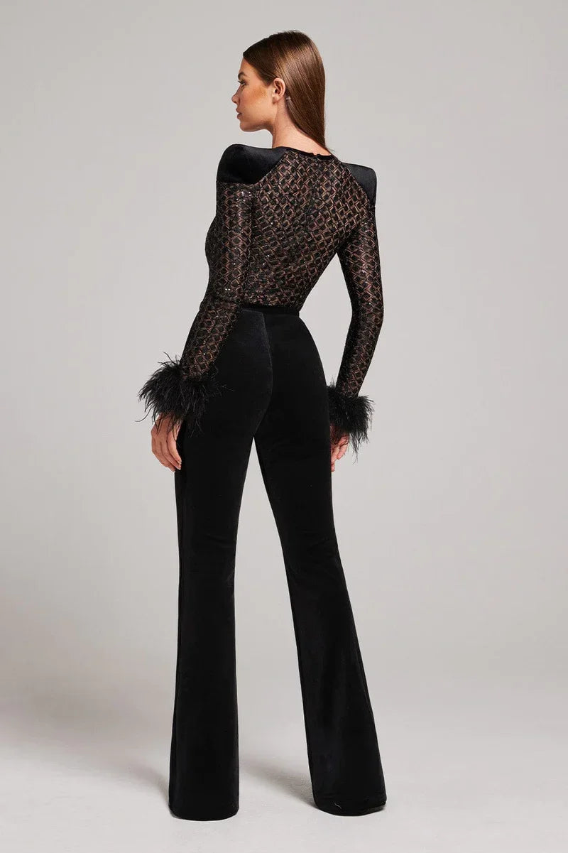 Margit | Glamouröser Jumpsuit für Damen festlich 2