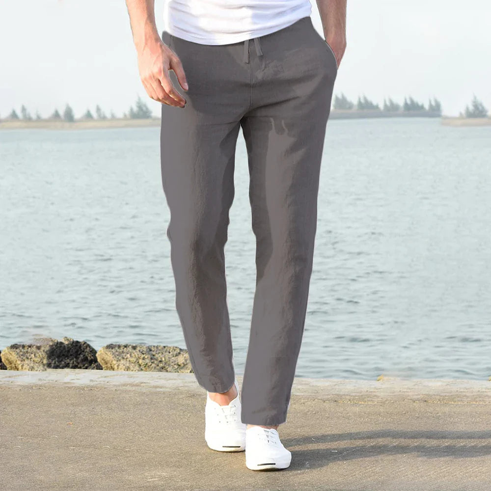 Matteo | Elegante Leinenhose für Herren Sommer 1