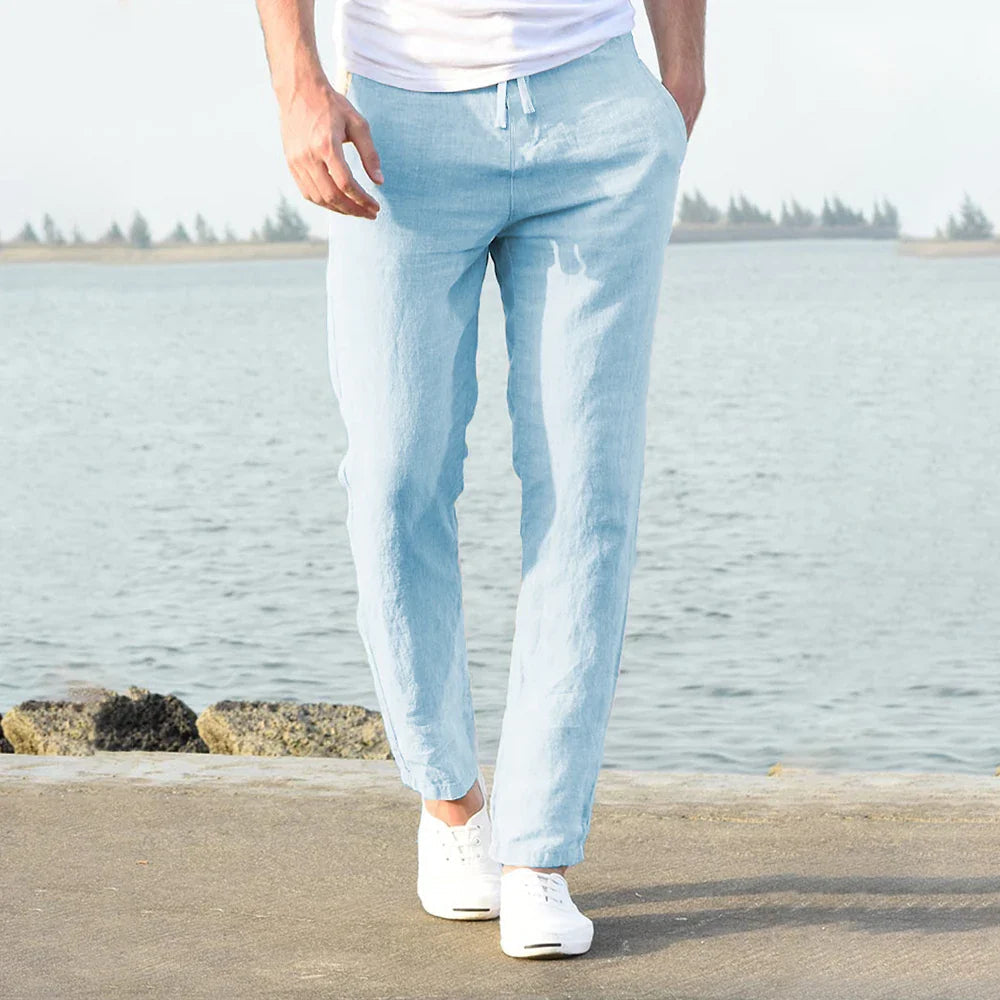 Matteo | Elegante Leinenhose für Herren Sommer 5