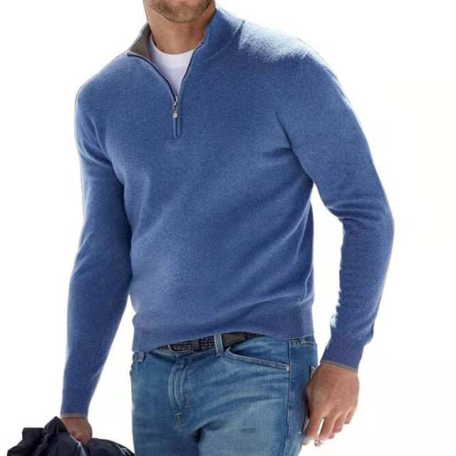 Matteo | Eleganter Merino Pullover für Herren V-Ausschnitt 2