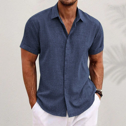 Moritz | Atmungsaktives Leinenhemd für Herren Sommer 0