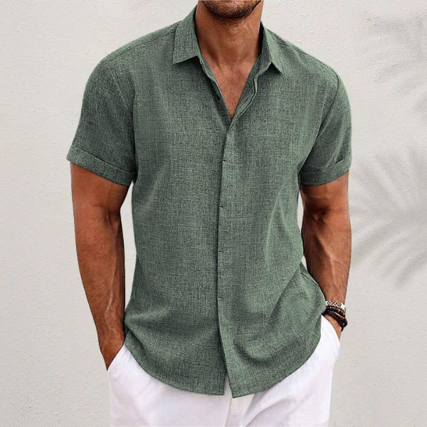 Moritz | Atmungsaktives Leinenhemd für Herren Sommer 1