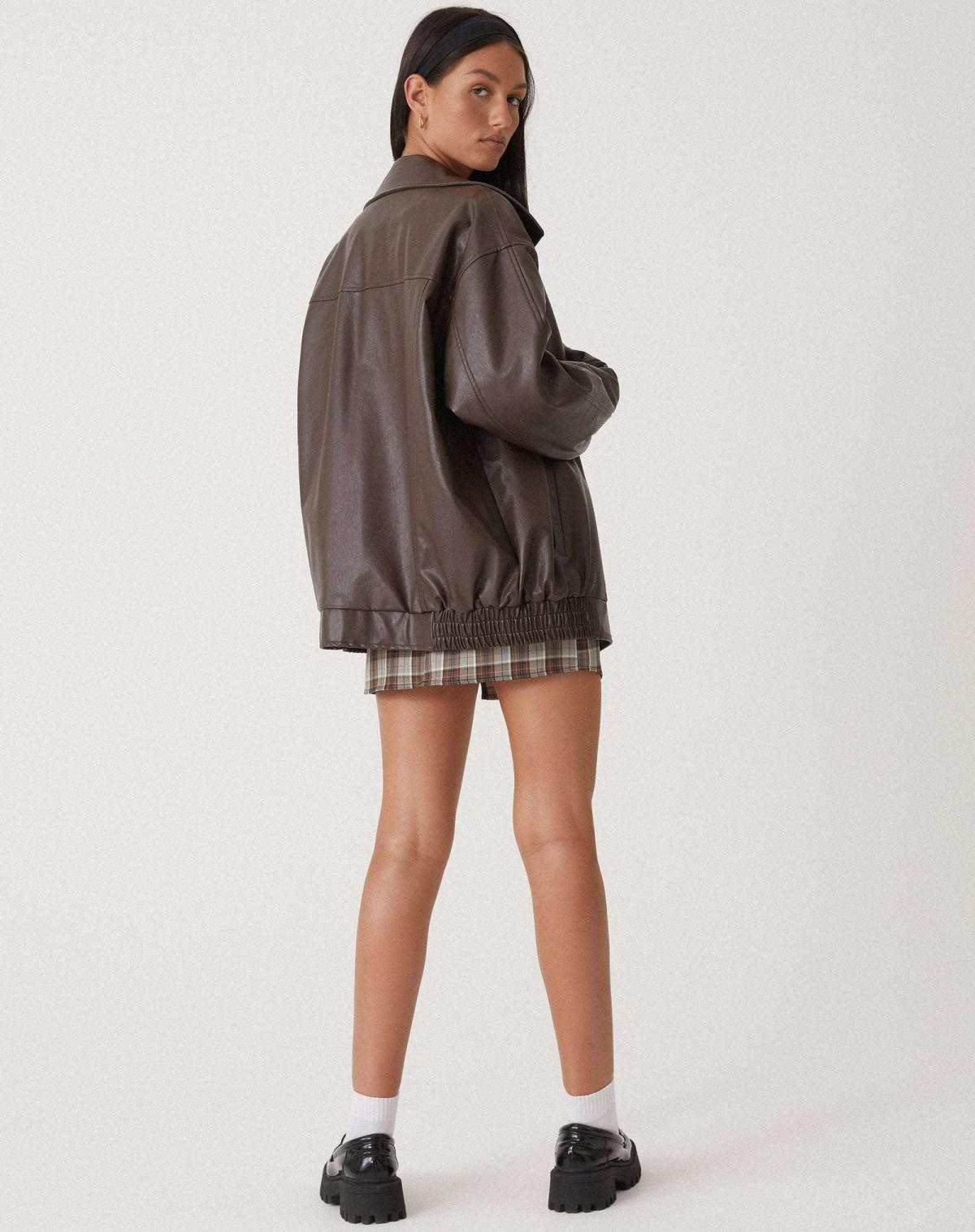 Sophia | Lässige PU-Lederjacke für Damen Oversized 3