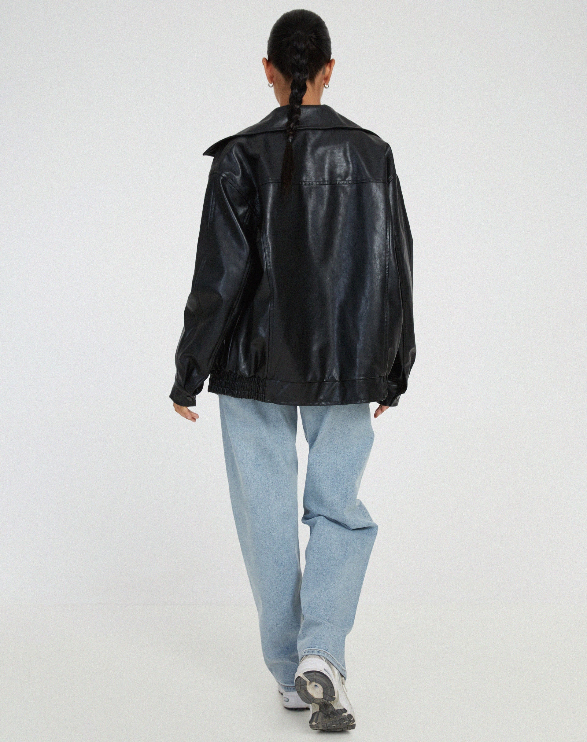 Sophia | Lässige PU-Lederjacke für Damen Oversized 5
