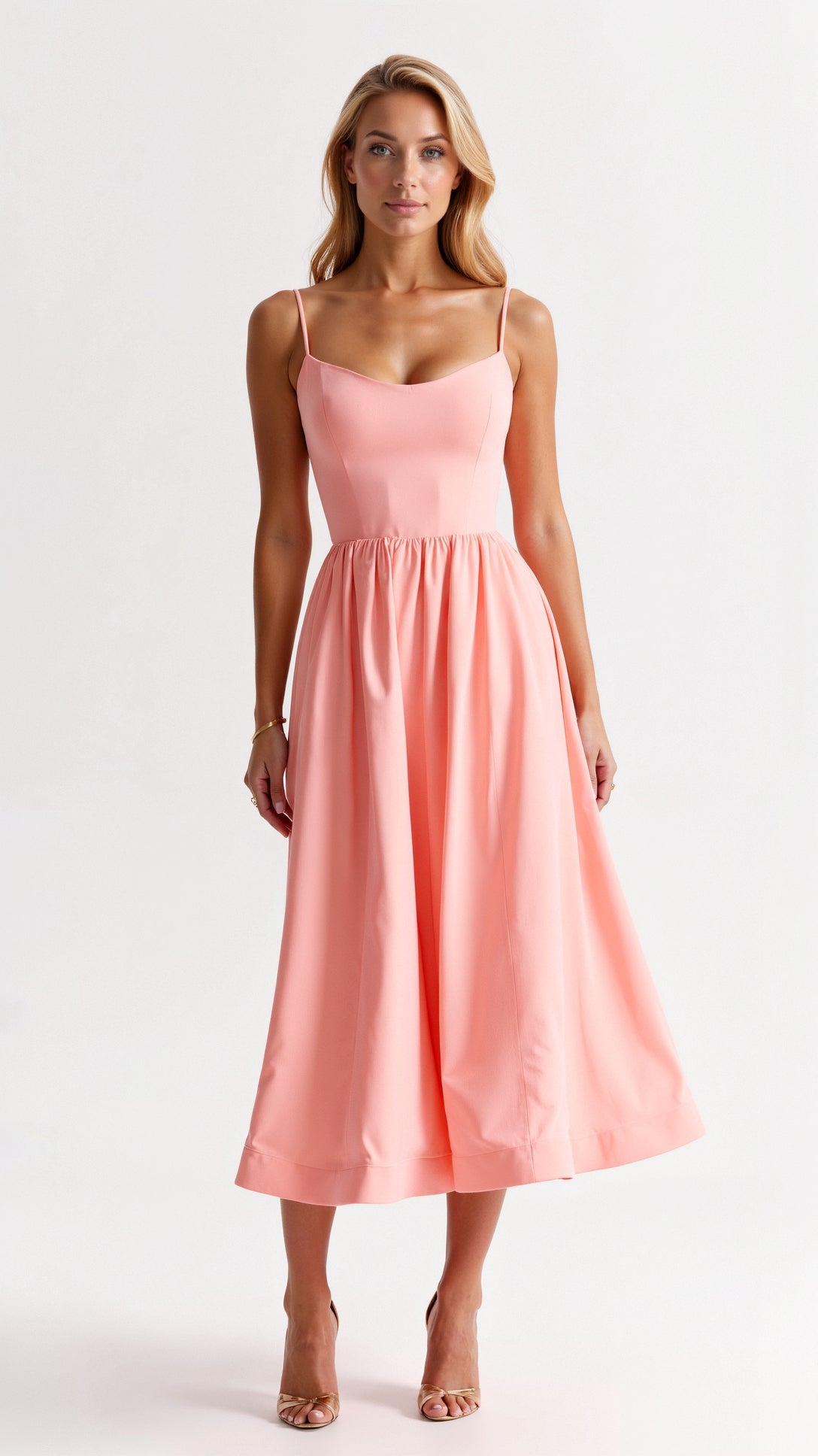 Tamara | Elegantes Midikleid für Damen fließend 3