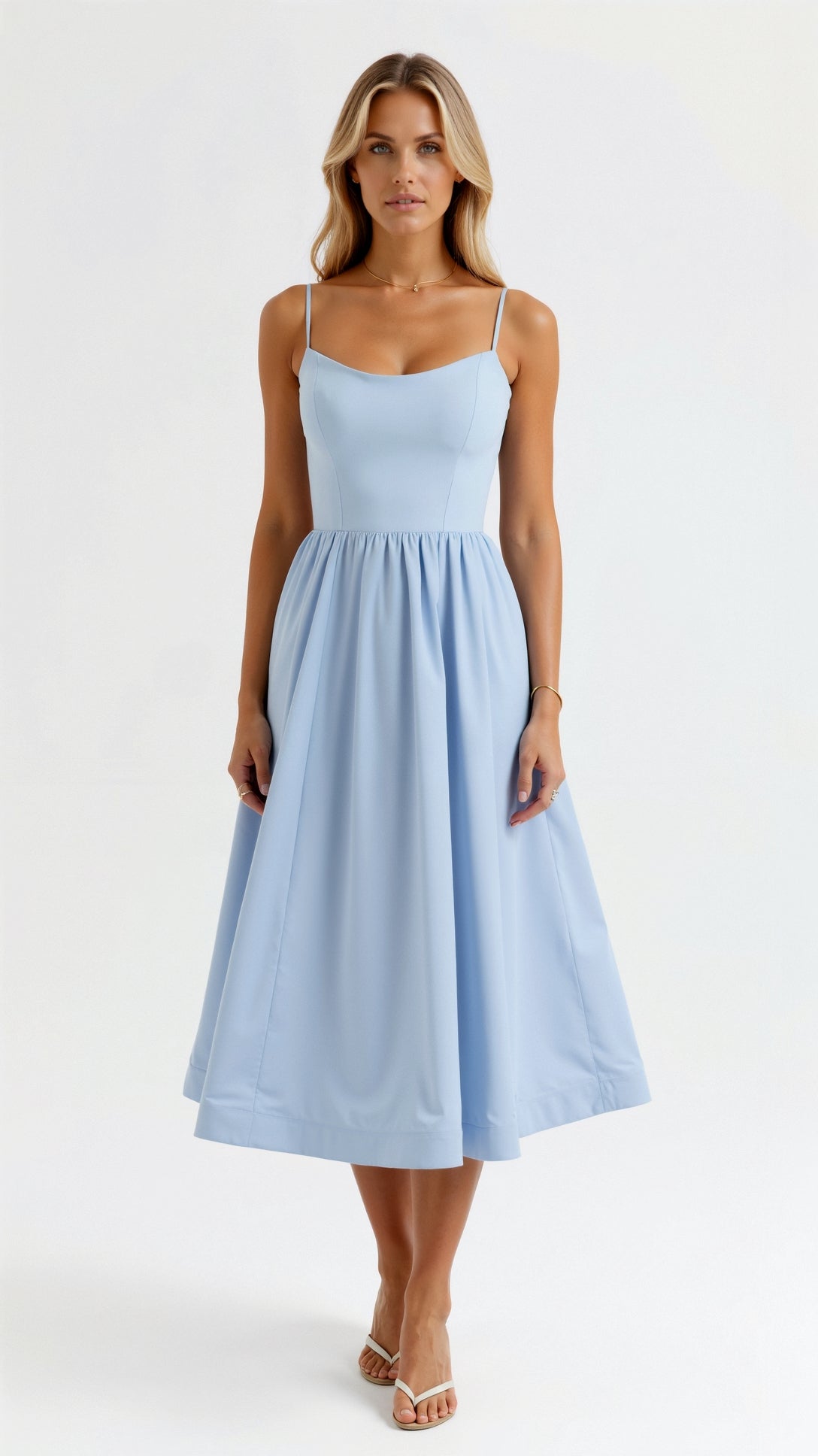 Tamara | Elegantes Midikleid für Damen fließend 6