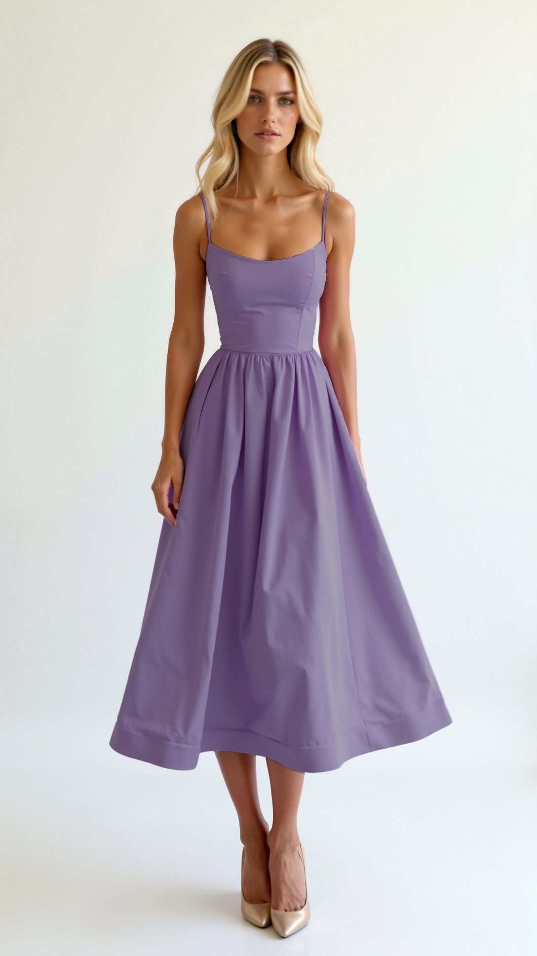 Tamara | Elegantes Midikleid für Damen fließend 9