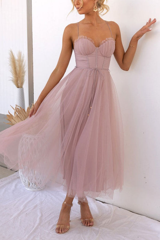 Amelie | Elegantes Maxikleid Sommer für Damen fließend 0
