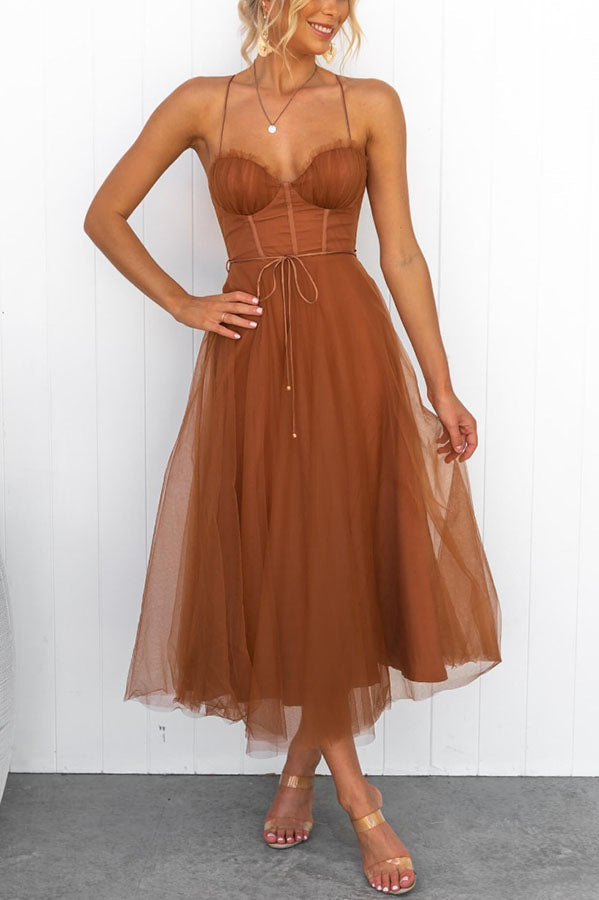 Amelie | Elegantes Maxikleid Sommer für Damen fließend 11