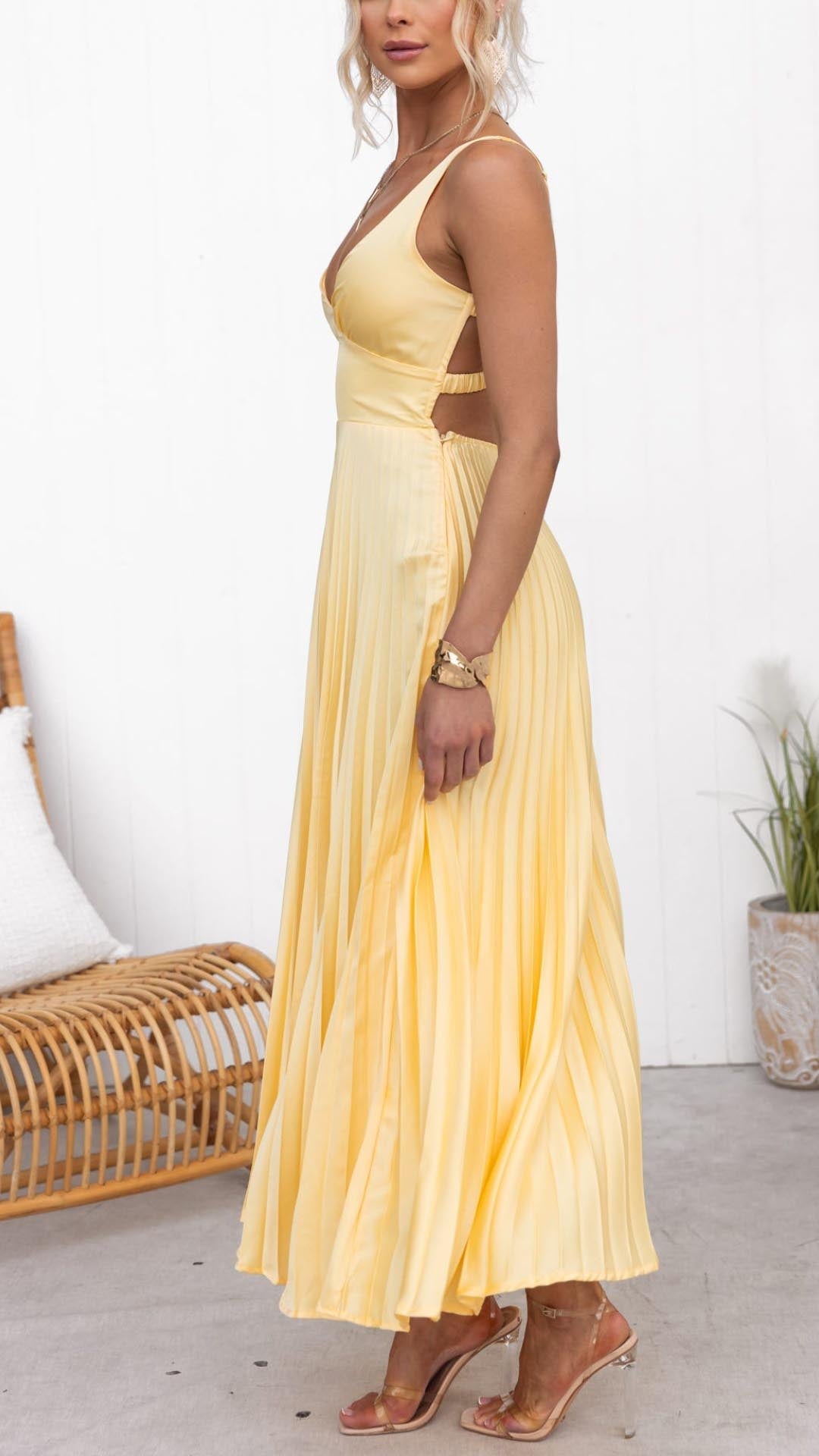 Amelie | Elegantes Plissiertes Kleid für Damen Hochzeitsgast 2