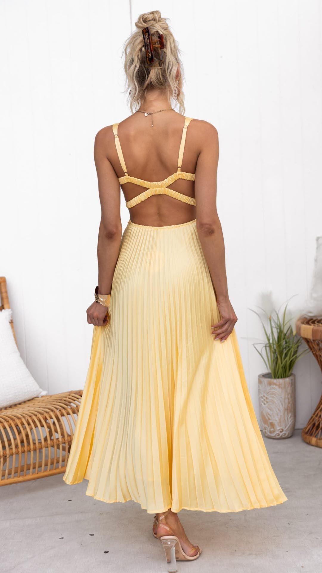 Amelie | Elegantes Plissiertes Kleid für Damen Hochzeitsgast 4
