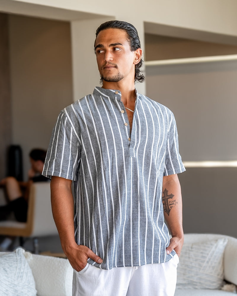 Bari | Elegantes Poloshirt für Herren kurzarm Bio-Baumwolle 8