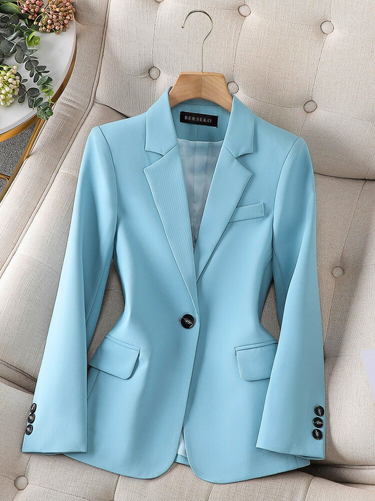 Clara | Eleganter Blazer für Damen grau tailliert 0