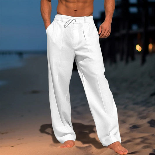 Jonas | Elegante Leinenhose für Herren atmungsaktiv 0