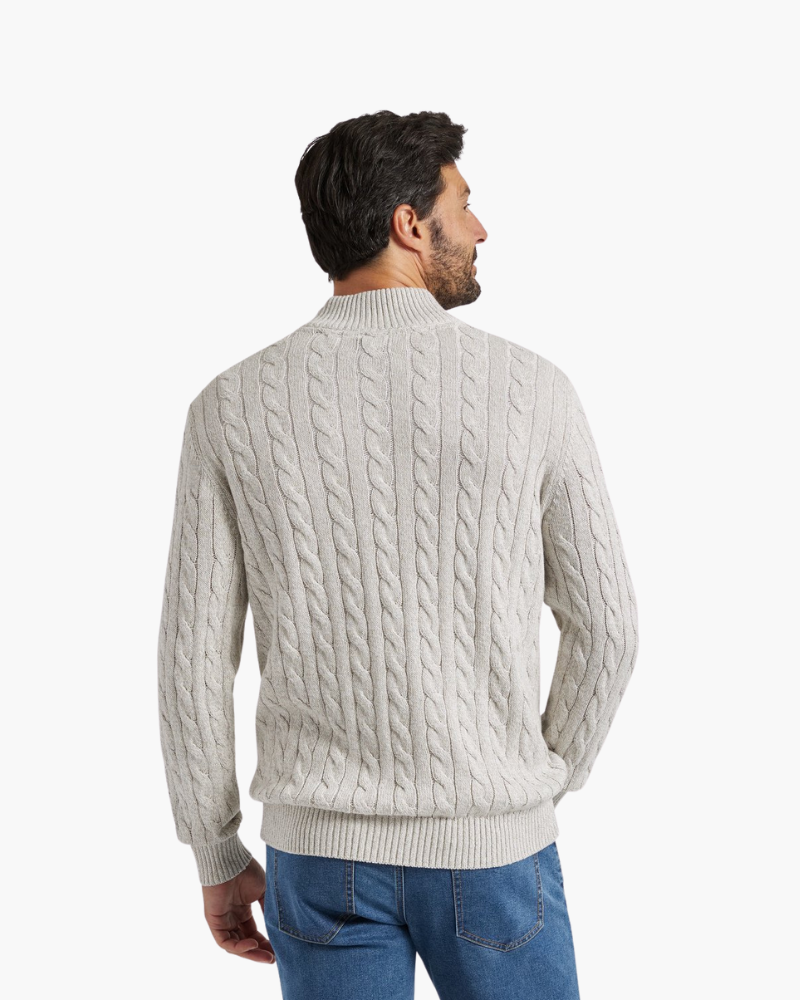 Leon | Eleganter Halbzip-Pullover für Herren langarm 2