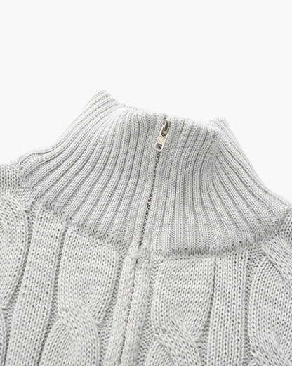 Leon | Eleganter Halbzip-Pullover für Herren langarm 3