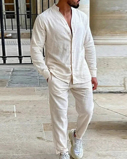 Leon | Elegantes Leinen-Set für Herren Sommer 0