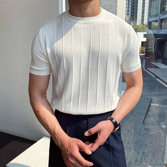Leon | Elegantes T-Shirt für Herren Slim Fit Sommer 0